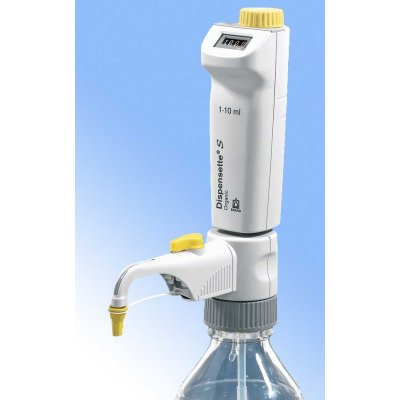 Бутылочный диспенсер Brand Dispensette S Organic Digital 0,5 - 5 ml с предохранительным клапаном (Кат № 4630331)