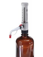 Бутылочный диспенсер Brand Dispensette III 1-10 мл, Аналоговая установка объема, (без предохранительного клапана) (Кат № 4700140)