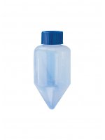 Бутыль для центрифугирования, 200 мл (полипропилен, коническая, узкогорлая, градуированная, с винтовой крышкой, 60×137 мм), Nalgene (Кат № 376813)