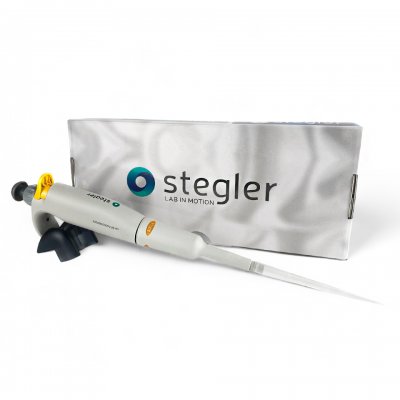 Дозатор Stegler SFA-1-500, постоянного объёма, одноканальный, фиксированный 500 мкл, автоклавируемый
