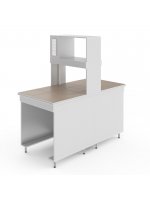 Физические островные столы НВ-800 О (760×1520×1650)