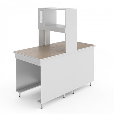 Физические островные столы НВ-800 О (760×1520×1650)
