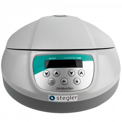 Лабораторная микроцентрифуга Stegler СМ-MicroSpin (до 14500 об/мин, 12×2 мл)