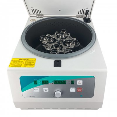 Лабораторная центрифуга Stegler CM-600C (до 6000 об/мин, 4×100 мл, 8×50 мл, 16×15 мл)