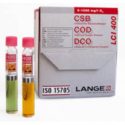 ХПК (O2) ISO15705, 0-1000 мг/л, Тест-набор LANGE LCI400, (24 теста), Аттест.методика 50 – 1000 мг/л*г/л*