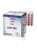 Железо общее (Fe3+Fe2, для стоков), 0,2-6 мг/л, Тест-набор LANGE LCK321, ((25 тестов), Аттест.методика 0,20 – 6,0 мг/л*