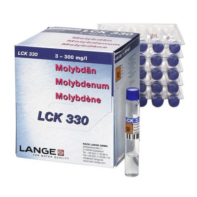 Молибден (Mo), 3-300 мг/л, Тест-набор LANGE LCK330, (24 теста)