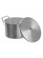 Бак с крышкой, алюминий, H=100 L=160 1,5 л. (8566)