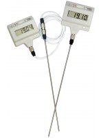 Лабораторный электронный термометр ЛТ-300 (−50…+300 oС), датчик из нерж. стали L=250 мм
