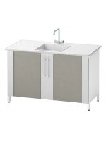 Стол-мойка ЛАБ-PRO МО 120.75.90 F20 (1 чаша FRIDURIT глубиной 250мм, столешница - FRIDURIT 20мм)