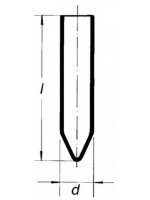 Пробирка коническая, 24*98 (Кат. № 2801/632 422 424 290) 
