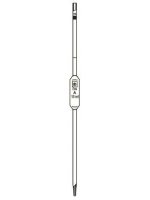 Пипетка Мора с 1 меткой, 25 мл. (Кат. № 1595/1А/632 433 111 023) 