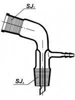 Аллонж с отводом 14/23 (Кат. № 8180/632 441 621 050) Simax 