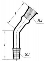 Переходник c углом 135°, со шлифом 14/23 (Кат. № 8137/632 441 515 080) 
