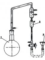 Прибор №1 эфирн. масла методом Клевенджера, без штатива (ГФ 5.184.082) (1767)