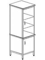 Шкаф цельнометаллический 600 ШП-М (для посуды и приборов)