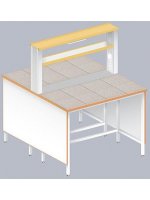 Стол островной физический ЛАБ-1200 ОК (Керам. плитка)