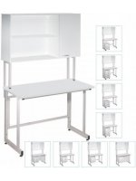 Стол лабораторный с шкафом-настройкой ЛК-1500 СН (TRESPA, h=850)