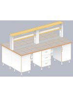 Стол островной физический ЛАБ-2400 ОК (Керам. плитка)