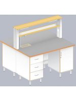 Стол островной химический ЛАБ-1500 ОТМ (TRESPA)