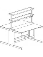 Стол островной физический 1500 СОФкм-У (Монолит. керамика)